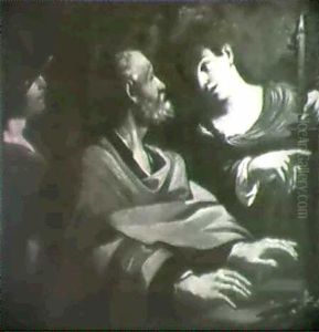 The Denial Of Saint Peter by Giovanni Francesco Barbieri