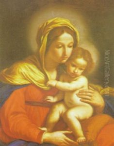 The Madonna And Child by Giovanni Francesco Barbieri