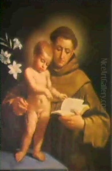 Saint Anthony Of Padua With The Christ Child - view 1