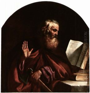 Saint Matthias by Giovanni Francesco Barbieri