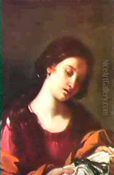 Mary Magdelene Contemplating The Instruments Of The Passion - view 1