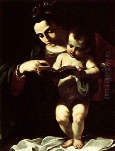 Madonna And Child by Giovanni Francesco Barbieri