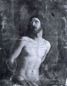 Christ At The Column by Giovanni Francesco Barbieri