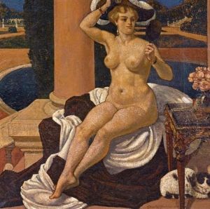 Nu Au Miroir by Charles Francois Prosper Guerin