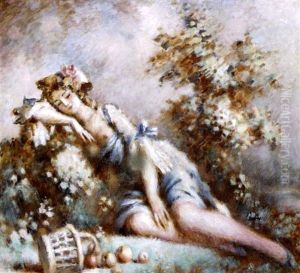 Allegorie De L'automne by Charles Francois Prosper Guerin