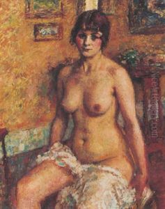 Femme Devetue by Charles Francois Prosper Guerin