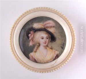 Galante Junge Dame by Jean Urbain Guerin