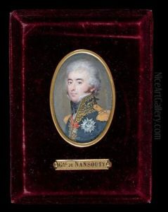 Portrait Du General Etienne Marie Antoine Champion, Comte De Nansouty (1768 - 1815)