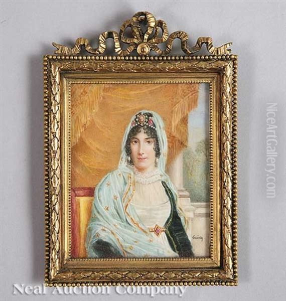 Lady With A Jeweled Headdress - view 1