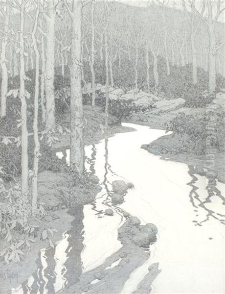 Moonlit Landscape - view 1