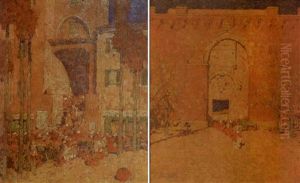 The Market Place, Siena (+ Porta Romano, Siena; 2 Works) The Market Place, Siena (+ Porta Romano, Siena; 2 Works)
