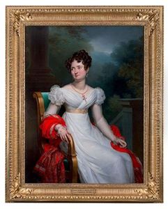 Zephyrine Olympe De Choiseul Gouffi Er Comtesse De Moreton Chabrillan (1782-1828) by Paulin Jean Baptiste Guerin