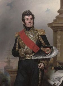Portrait Of Comte Laurent-jean-francois Truguet, Admiral Of France by Paulin Jean Baptiste Guerin