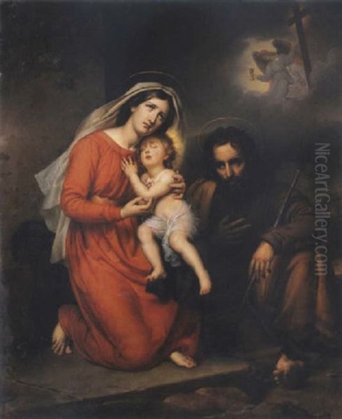 La Sainte Famille Attriste Par Le Pressentiment De La Passion Du Sauveur - view 1