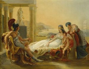 Aeneas Recounting The Misfortunes Of Troy To Dido by Pierre-Narcisse Guerin