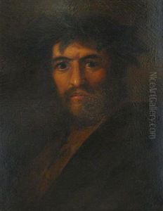 Brustbild Eines Dichters Mit Lorbeerkranz by Pierre-Narcisse Guerin