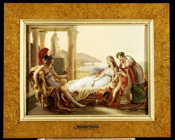 Enne Recounting The Misfortunes Of Troy To Didon (by Clemence Turgan) - view 1