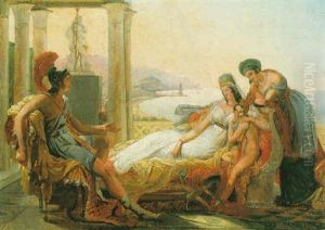 Enee Racontant A Didon Les Malheurs De La Ville De Troie by Pierre-Narcisse Guerin