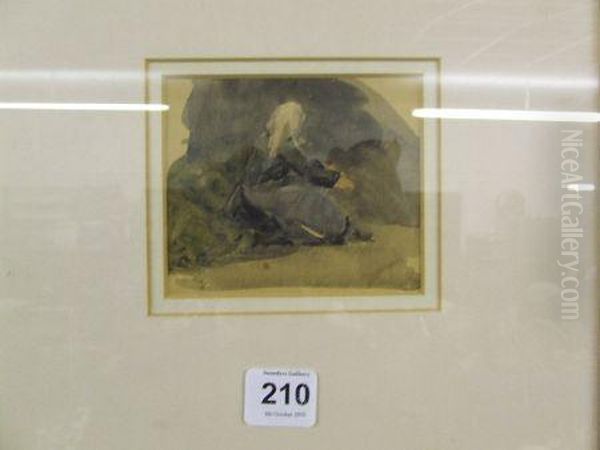 Peasant Woman Resting - view 1