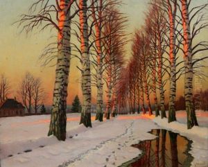 The Sunlit Avenue by Mikhail Guermacheff