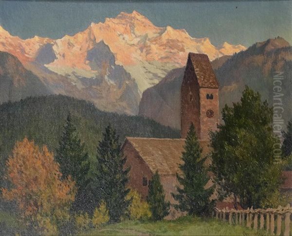 Sunset On The Mountain - view 1