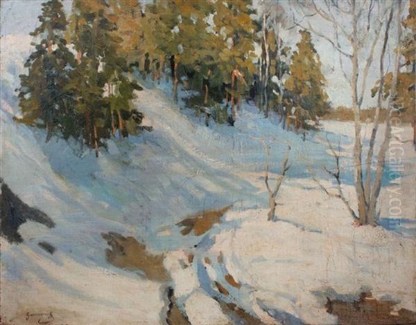 Snowing Landscape - view 1