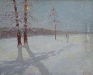 Arbres Sous La Neige