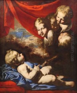 L'enfant Jesus Et Des Anges L'enfant Jesus Et Des Anges