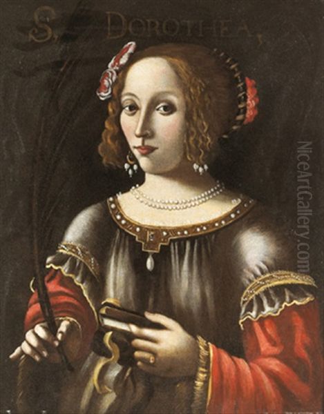Ritratto Di Dama In Veste Di Santa Dorotea - view 1