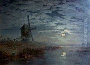 L'etang Au Clair De Lune, Environs De Ste Menehould