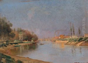 Flusslandschaft Flusslandschaft