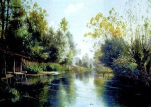 Premiers Jours D'automne Sur La Suippe by Armand Guery