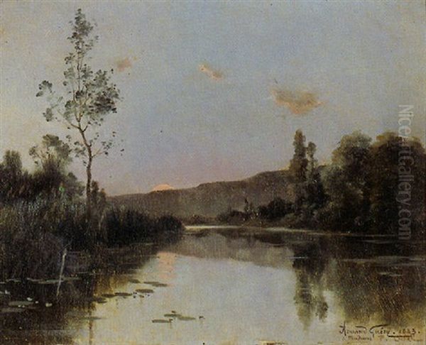 Coucher De Soleil Sur La Riviere - view 1