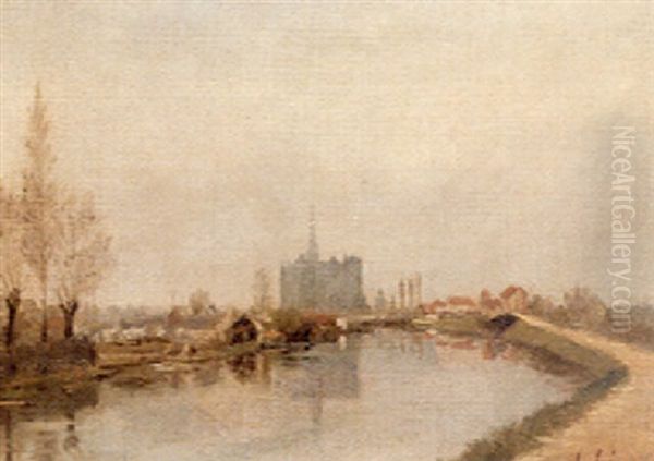 On The Tow Path, Near Epernay - view 1