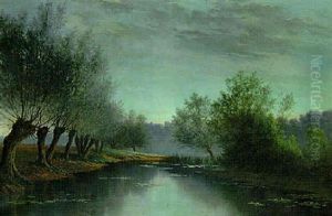 A Tranquil River Landscape A Tranquil River Landscape