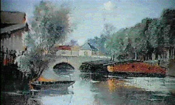 Bateau Lavoir Sur La Vesle - view 1