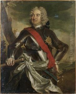 Portrait D'un Marechal by Charles Etienne Gueslain