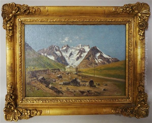 Paysage De Montagne, Col Du Lautaret - view 1