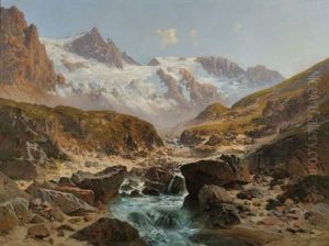 Glacier De La Meige by Laurent Guetal