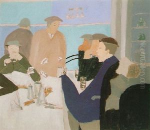 Fifures In The Tower Eiffel Restaurant by Alvaro Guevara