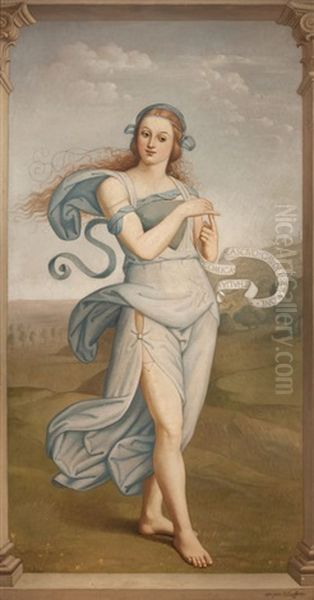 Classical Muses (thalia, Muse Of Comedy, And Euterpe, Muse Of Poetry)(pair) - view 1