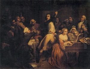 Rouget De Lisle Singing The Marseillaise by Egide Godfried Guffens