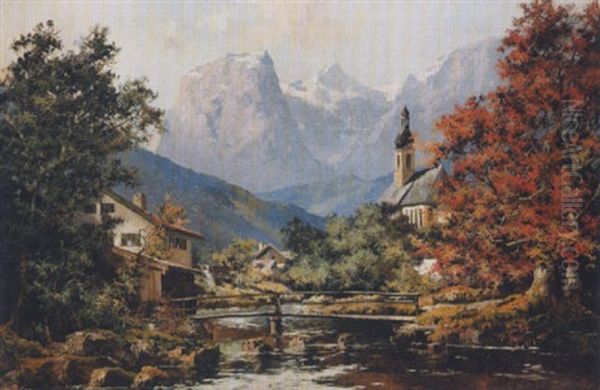 Partenkirche Vor Zugspitzmassiv - view 1