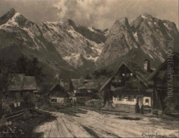 Bauernhauser Am Fus Des Waxensteins - view 1