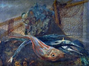 Natura Morta Di Pesci by Gennaro Guglielmi