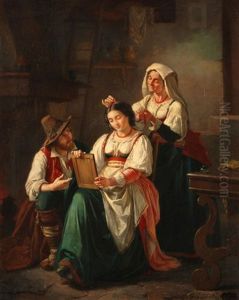Beim Frisieren by Gennaro Guglielmi