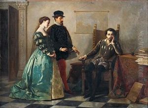 Leonore D'este Visitant Le Tasse A L'hopital Sainte-anne De Ferrare Leonore D'este Visitant Le Tasse A L'hopital Sainte-anne De Ferrare