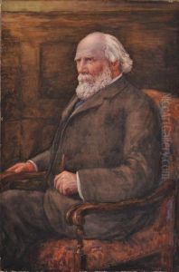 Portrait Of A White Bearded Gentleman by Elizabeth Gowdy Baker