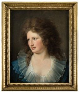 Portrait Der Christina Wilhelmina Luisa Guibal by Nicolas Guibal