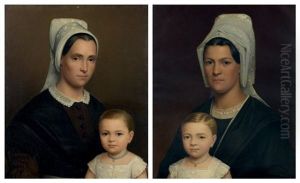 Maurice Et Georges Guichard Et Leurs Deux Nourrices (2 Works)